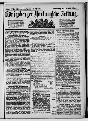 Königsberger Hartungsche Zeitung vom 14.04.1901