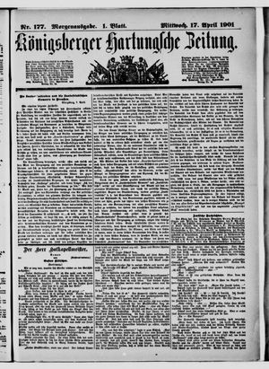 Königsberger Hartungsche Zeitung vom 17.04.1901