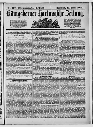 Königsberger Hartungsche Zeitung vom 17.04.1901