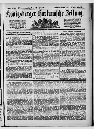 Königsberger Hartungsche Zeitung vom 20.04.1901