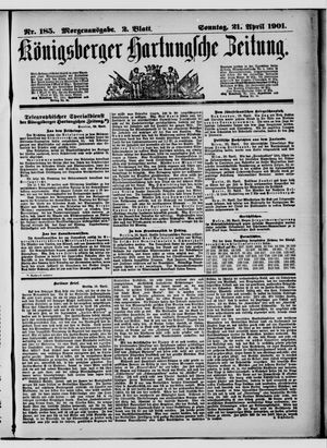 Königsberger Hartungsche Zeitung vom 21.04.1901