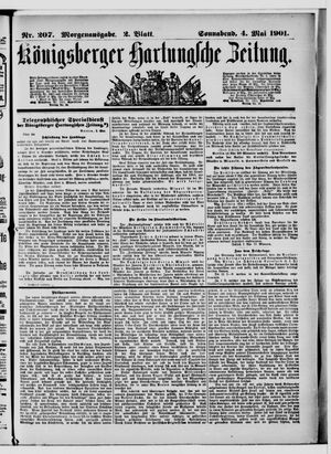 Königsberger Hartungsche Zeitung vom 04.05.1901