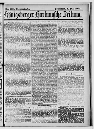 Königsberger Hartungsche Zeitung on May 4, 1901
