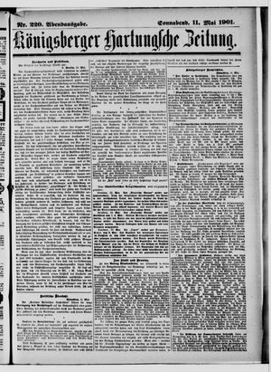 Königsberger Hartungsche Zeitung vom 11.05.1901