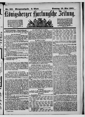Königsberger Hartungsche Zeitung vom 12.05.1901