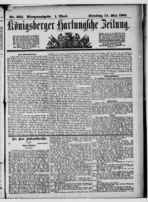 Königsberger Hartungsche Zeitung on May 14, 1901
