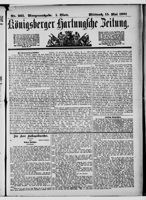 Königsberger Hartungsche Zeitung vom 15.05.1901