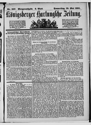 Königsberger Hartungsche Zeitung vom 16.05.1901