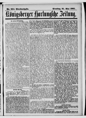 Königsberger Hartungsche Zeitung vom 21.05.1901