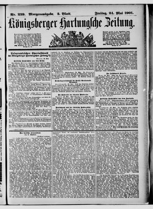 Königsberger Hartungsche Zeitung vom 24.05.1901