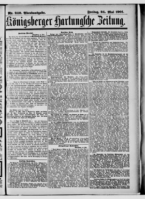 Königsberger Hartungsche Zeitung vom 24.05.1901