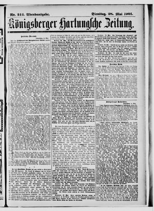 Königsberger Hartungsche Zeitung vom 28.05.1901