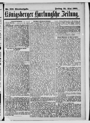 Königsberger Hartungsche Zeitung vom 31.05.1901