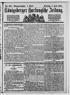 Königsberger Hartungsche Zeitung vom 04.06.1901