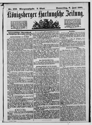 Königsberger Hartungsche Zeitung vom 06.06.1901