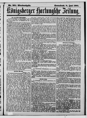 Königsberger Hartungsche Zeitung vom 08.06.1901