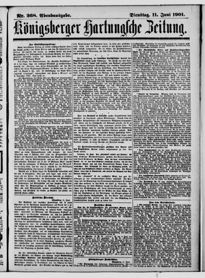 Königsberger Hartungsche Zeitung vom 11.06.1901