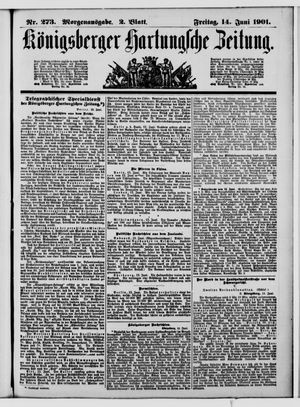 Königsberger Hartungsche Zeitung vom 14.06.1901