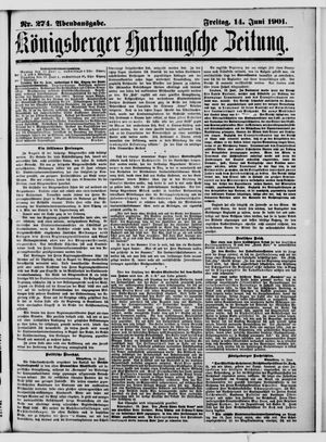 Königsberger Hartungsche Zeitung vom 14.06.1901