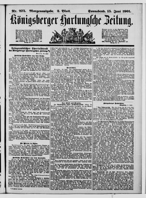 Königsberger Hartungsche Zeitung vom 15.06.1901