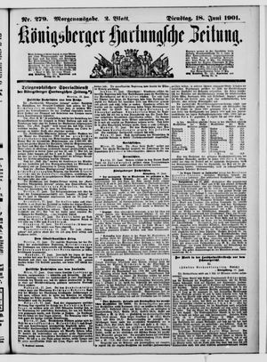 Königsberger Hartungsche Zeitung vom 18.06.1901