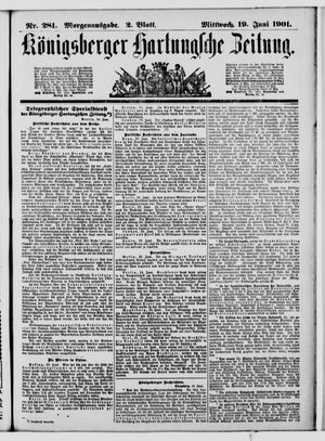 Königsberger Hartungsche Zeitung vom 19.06.1901