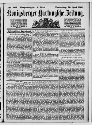 Königsberger Hartungsche Zeitung vom 20.06.1901