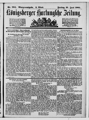 Königsberger Hartungsche Zeitung vom 21.06.1901