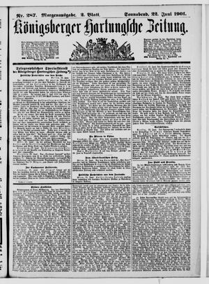 Königsberger Hartungsche Zeitung vom 22.06.1901