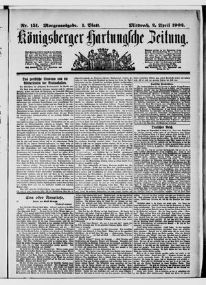 Königsberger Hartungsche Zeitung on Apr 2, 1902