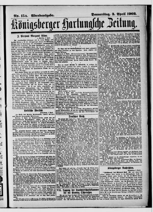 Königsberger Hartungsche Zeitung vom 03.04.1902