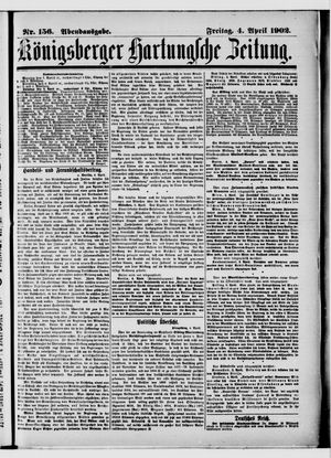 Königsberger Hartungsche Zeitung vom 04.04.1902