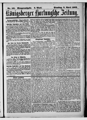 Königsberger Hartungsche Zeitung vom 08.04.1902