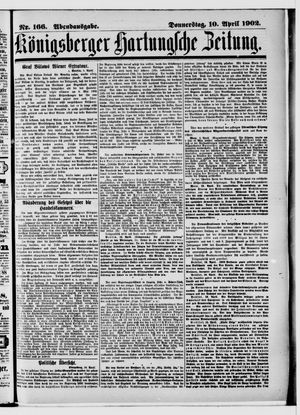 Königsberger Hartungsche Zeitung vom 10.04.1902