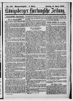 Königsberger Hartungsche Zeitung on Apr 11, 1902