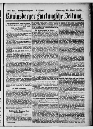 Königsberger Hartungsche Zeitung vom 13.04.1902