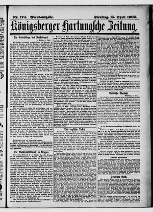 Königsberger Hartungsche Zeitung vom 15.04.1902