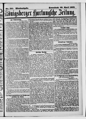 Königsberger Hartungsche Zeitung vom 26.04.1902