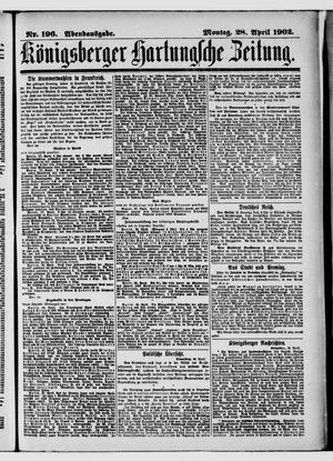 Königsberger Hartungsche Zeitung on Apr 28, 1902