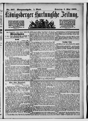 Königsberger Hartungsche Zeitung vom 04.05.1902