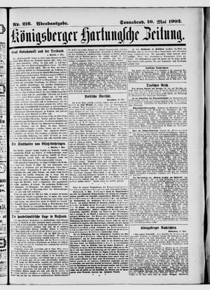 Königsberger Hartungsche Zeitung vom 10.05.1902