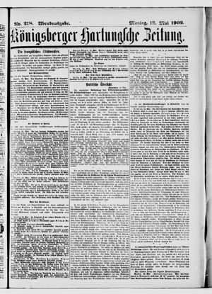 Königsberger Hartungsche Zeitung vom 12.05.1902