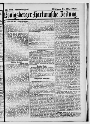 Königsberger Hartungsche Zeitung vom 14.05.1902