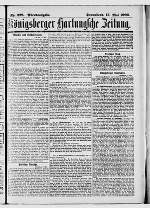 Königsberger Hartungsche Zeitung vom 17.05.1902