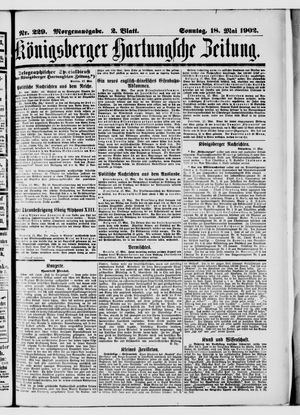 Königsberger Hartungsche Zeitung vom 18.05.1902