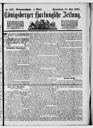 Königsberger Hartungsche Zeitung vom 24.05.1902