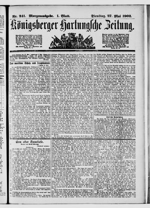 Königsberger Hartungsche Zeitung vom 27.05.1902