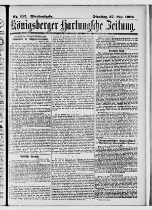 Königsberger Hartungsche Zeitung vom 27.05.1902