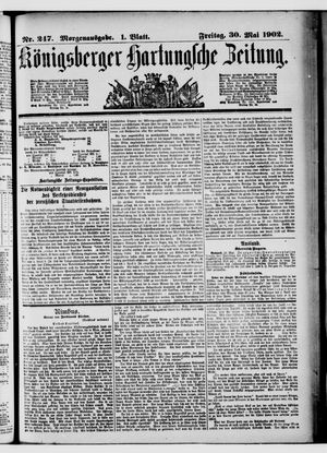 Königsberger Hartungsche Zeitung on May 30, 1902