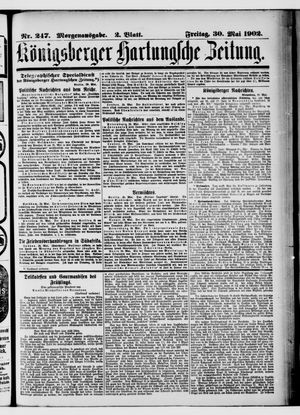 Königsberger Hartungsche Zeitung on May 30, 1902